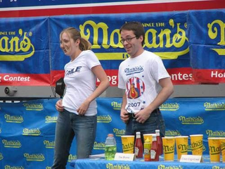 Illustration for article titled Deadspin Classic: Our Visit To The Hot Dog Eating Championships